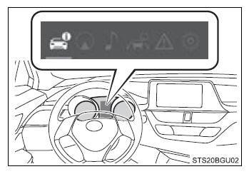 Toyota CH-R. Instrument cluster