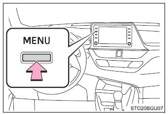 Toyota CH-R. Instrument cluster