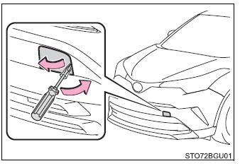 Toyota CH-R. Steps to take in an emergency