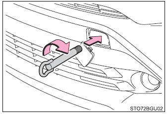 Toyota CH-R. Steps to take in an emergency