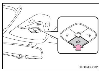 Toyota CH-R. Using the interior lights 