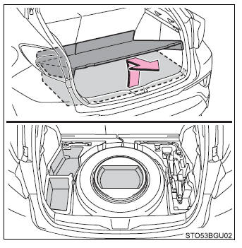 Toyota CH-R. Using the storage features