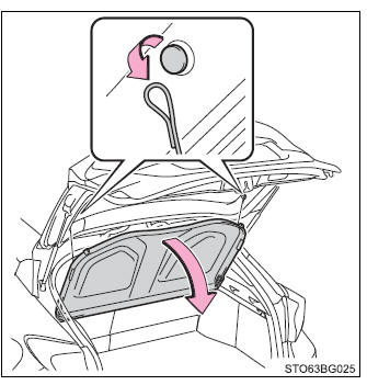 Toyota CH-R. Using the storage features