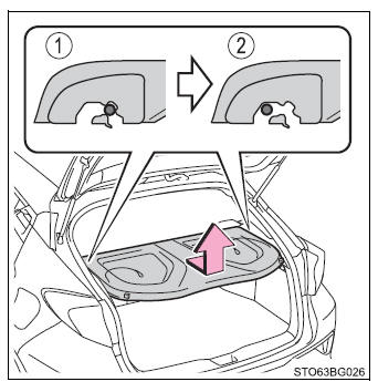 Toyota CH-R. Using the storage features