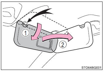 Toyota CH-R. Using the other interior features