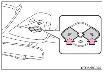 Toyota CH-R. Using the interior lights