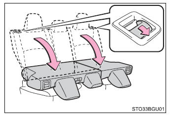 Toyota CH-R. Adjusting the seats