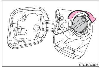 Toyota CH-R. Refueling