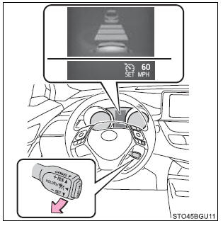 Toyota CH-R. Using the driving support systems