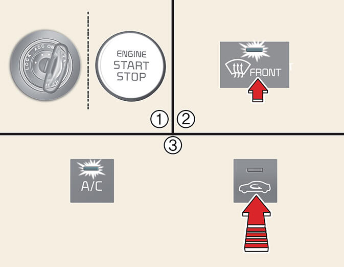 KIA Niro EV / Hybrid (SG2) (20212023) Owner's manual Rear window