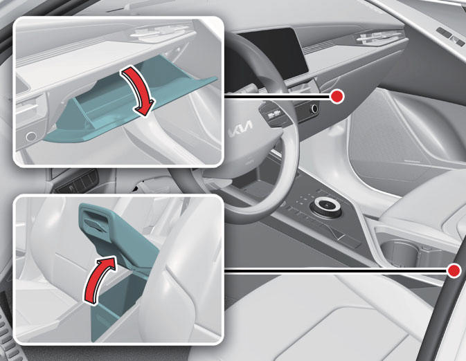 KIA Niro EV / Hybrid (SG2) (20212023) Owner's manual Center